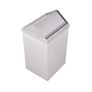 MUTINOX 1401 Stainless Steel Swivel Trash Bin